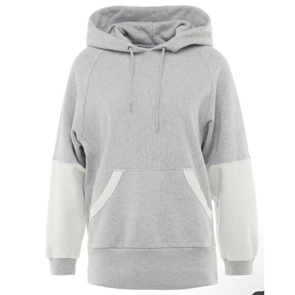 Free People Movement Womens XS Hawking Hoodie Gray Oversized Pullover Sweatshirt - Picture 3 of 14